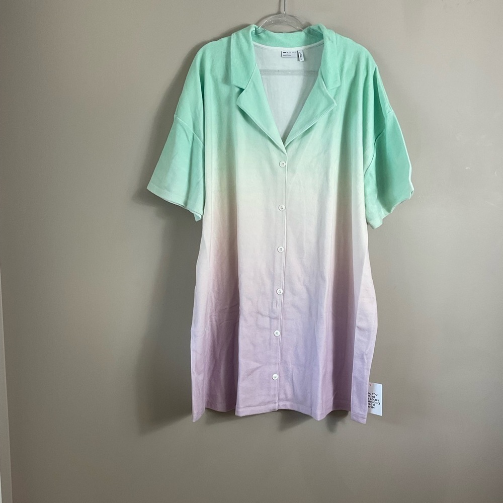 ASOS Design - button up ombré nightshirt